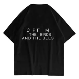 Unisex Freee The Birds And The Bees Siyah Tshirt