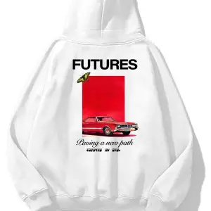 Unisex Futures Sweatshirt Beyaz