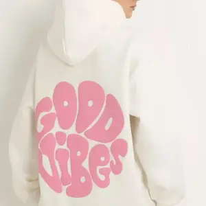 Unisex Good Vibes Sweatshirt Beyaz