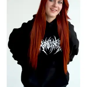 Unisex Gothic Ruthless Sweatshirt Hoodie Siyah