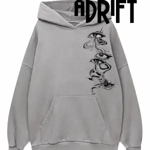 Unisex Gözler Özel Tasarım Swearshirt Hoodie Beyaz