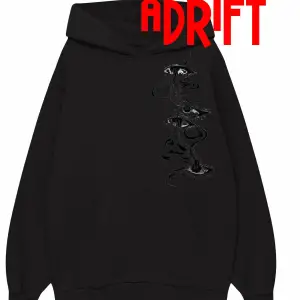 Unisex Gözler Özel Tasarım Swearshirt Hoodie Beyaz