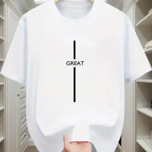 Unisex Great Baskılı Oversize
