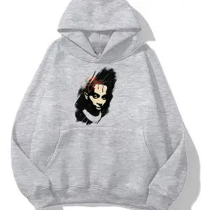 ünisex gri playboi carti oversize sweatshirt