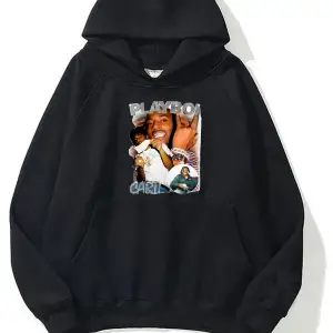 ünisex gri playboi carti oversize sweatshirt