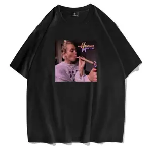 Unisex Hannah Montana Siyah Tshirt