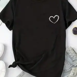 Unisex Hearts Baskılı Tasarım