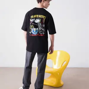 Unisex Highest In The Room Siyah Tshirt