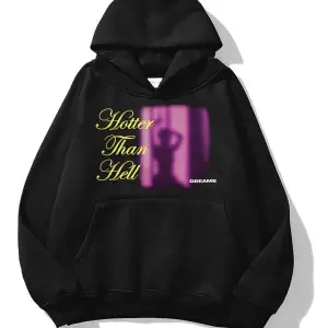 Unisex Hotter Than Hell Sweatshirt Siyah