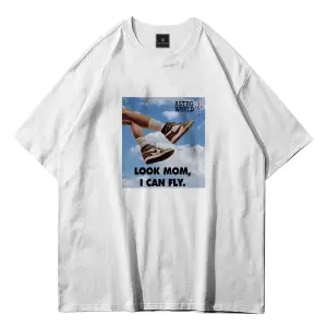Unisex I Can Fly Air Beyaz Tshirt
