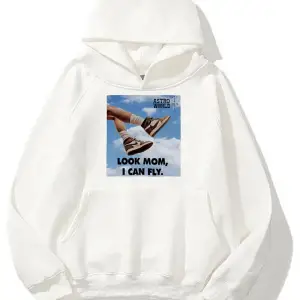 Unisex I Can Fly Air Unisex Sweatshırt Beyaz