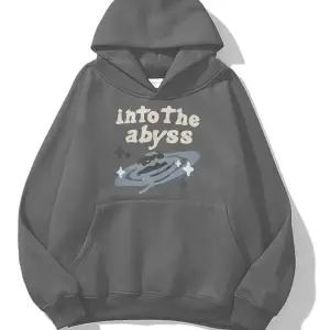 Unisex İnto the Abyss Sweatshirt Gri