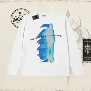 Unisex Journey Biskilet Yaka  Long Sleeve Beyaz