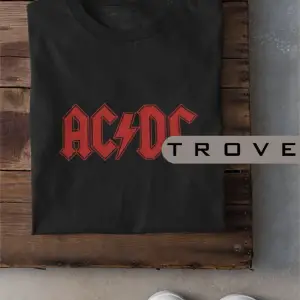 Unısex Kadın Erkek Ac/dc Young Kardeşler %100 Pamuk Baskılı Siyah Beyaz T-shirt
