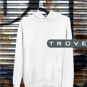 Unısex Kadın Erkek Anıme Yazı I Love You Sırt Ön Arka Baskılı Kapüşonlu %100 Pamuk Sweatshirt Beyaz