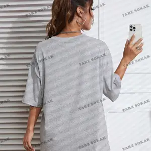 Unisex Kadın/Erkek Berlin Renkli Özel Baskılı Oversize Penye