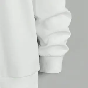 Unisex Kadın/Erkek Beyaz Anime Out Baskılı Oversize Kapüşonlu Sweatshirt