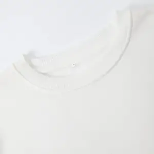 Unisex Kadın/Erkek Beyaz Galaxy Oversize Bisiklet Yaka Pamuklu Sweatshirt