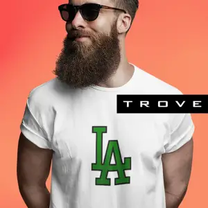 Unısex Kadın Erkek Calıfornıa Los Angales Baskılı Siyah Beyaz % 100 Pamuk Tasarım T-shirt