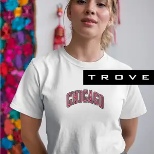 Unısex Kadın Erkek Chıcago Baskılı Siyah Beyaz % 100 Pamuk Tasarım T-shirt