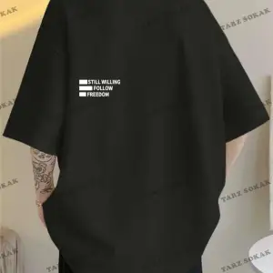 Unisex Kadın/Erkek Follow Renkli Özel Baskılı Oversize Penye