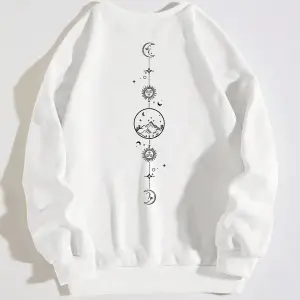 Unisex Kadın/Erkek Grafik Desenli Sweat