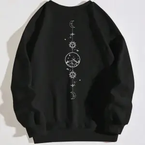 Unisex Kadın/Erkek Grafik Desenli Sweat