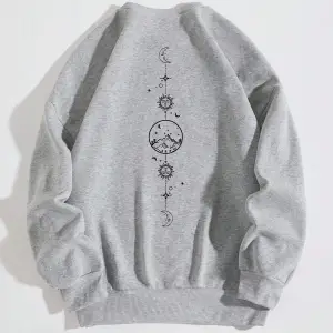 Unisex Kadın/Erkek Grafik Desenli Sweat