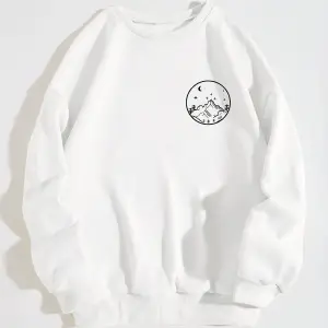 Unisex Kadın/Erkek Grafik Desenli Sweat