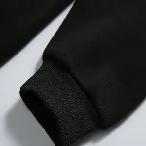 Unisex Kadın/Erkek Katı İpli Kapüşonlu Üst