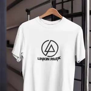 Unısex Kadın Erkek Linkin Park Rock Grup Xero Siyah Beyaz Tasarım Baskılı %100 Pamuk T-shirt
