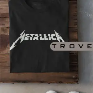 Unısex Kadın Erkek Metallıca %100 Pamuk Baskılı Siyah Beyaz T-shirt