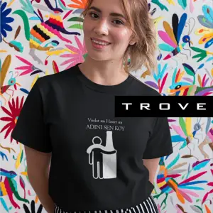 Unısex Kadın Erkek Müslüm Gürses Vuslat Hasret Dost Keder Siyah Beyaz % 100 Pamuk Tasarım T-shirt