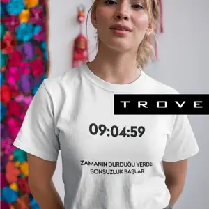 Unısex Kadın Erkek Mustafa Kemal Atatürk Zaman Sonsuzluk 09.04.59 % 100 Pamuk Tasarım T-shirt
