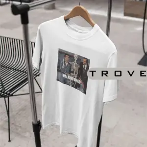 Unısex Kadın Erkek Narcos Kolpaçino  %100 Pamuk Baskılı Siyah Beyaz T-shirt