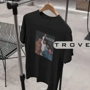 Unısex Kadın Erkek Narcos Kolpaçino  %100 Pamuk Baskılı Siyah Beyaz T-shirt