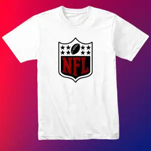 Unısex Kadın Erkek Nfl Amerikan Futbolu Canton Baskılı Siyah Beyaz % 100 Pamuk Tasarım T-shirt