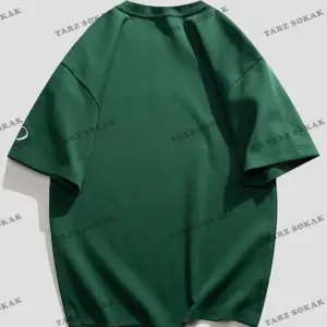 Unisex Kadın/Erkek ONE Renkli Özel Baskılı Oversize Penye