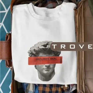 Unısex Kadın Erkek Securıty Seal Suçlu Mitoloji Uzun Kollu %100 Pamuk Sweatshirt Beyaz