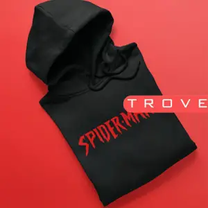 Unısex Kadın Erkek Spıder Ön Arka Sırt Baskılı Marvel Kapüşonlu Hoodie 100 Pamuk Tasarım Sweatshirt