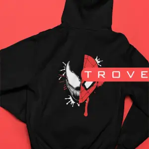 Unısex Kadın Erkek Spıder Ön Arka Sırt Baskılı Marvel Kapüşonlu Hoodie 100 Pamuk Tasarım Sweatshirt