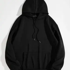 Unisex Kapüşonlu Radiate Baskılı Oversize Kapüşonlu Sweatshirt Siyah