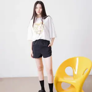 Unisex Kemik Kalp Beyaz Tshirt