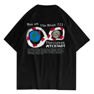 Unisex Kid Cudi Man Of The Moon 3 Beyaz Tshirt