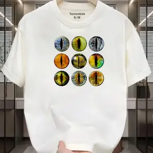 UNİSEX Kod 13 Eyelash Desen T-shirt