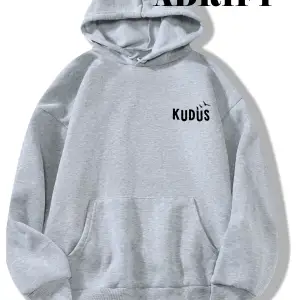 Unisex KudüsSweatshirt Hoodie Kapşonlu Beyaz