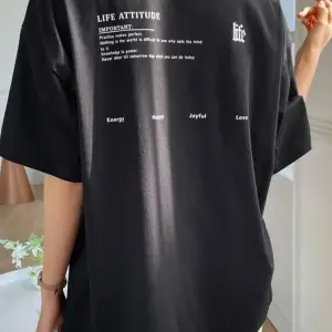 Unisex Life Baskılı T-shirt