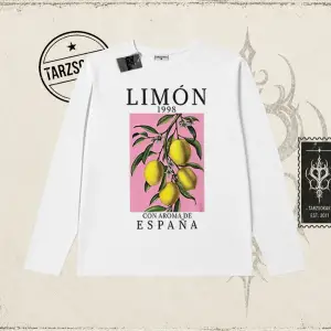 Unisex Limon 1998 Biskilet Yaka  Long Sleeve Beyaz