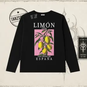 Unisex Limon 1998 Biskilet Yaka  Long Sleeve Beyaz