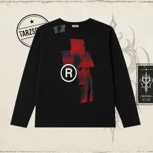 Unisex Lip R Biskilet Yaka  Long Sleeve Beyaz